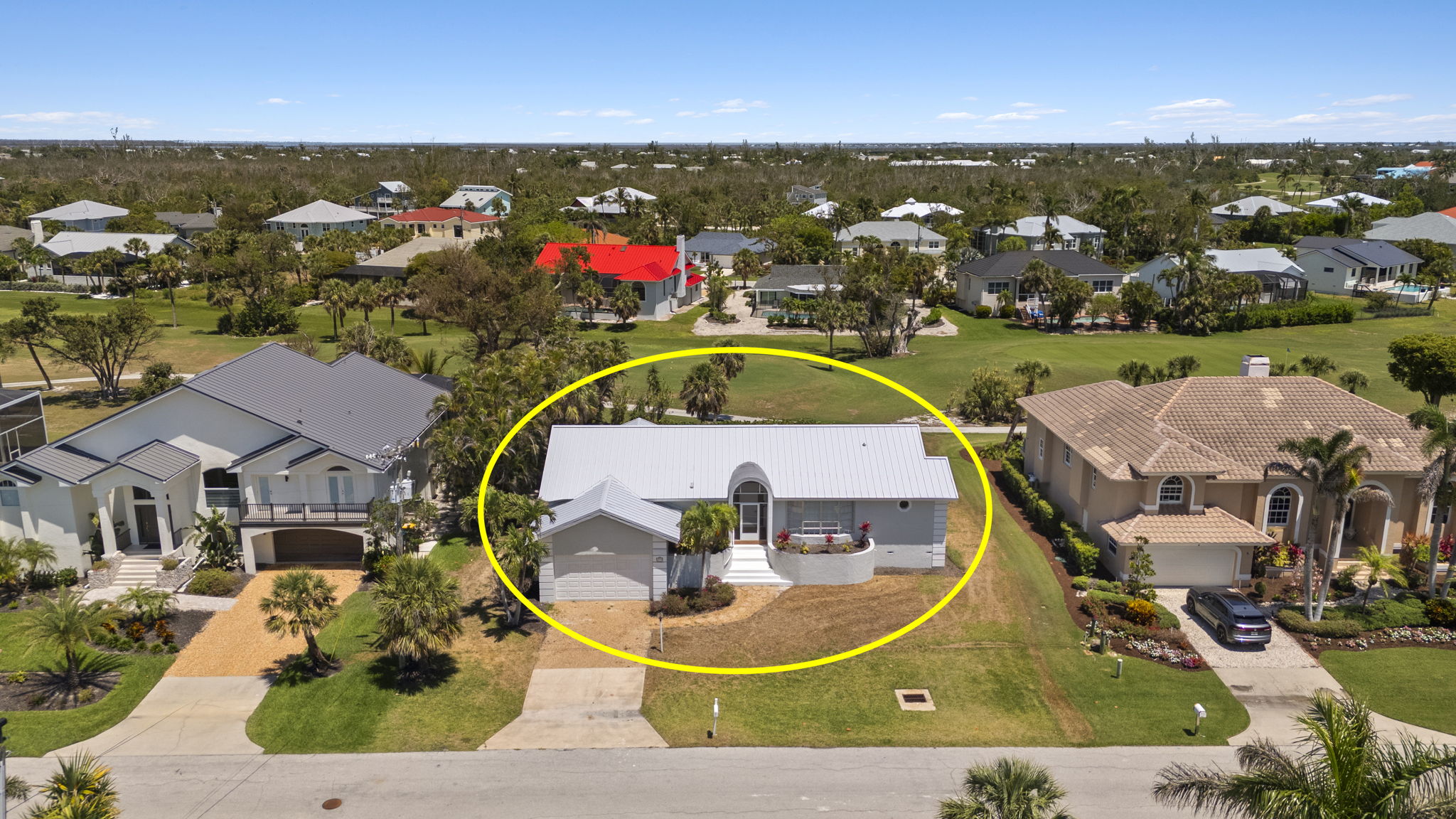 Aerial Front Exterior 1 of 2 -Circles