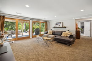 Lower Level Walk Out to Flagstone Patio