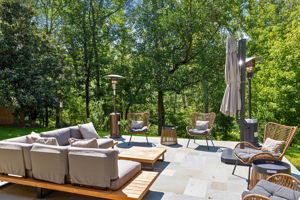 Extensive Hardscaping Overlooking Parkland