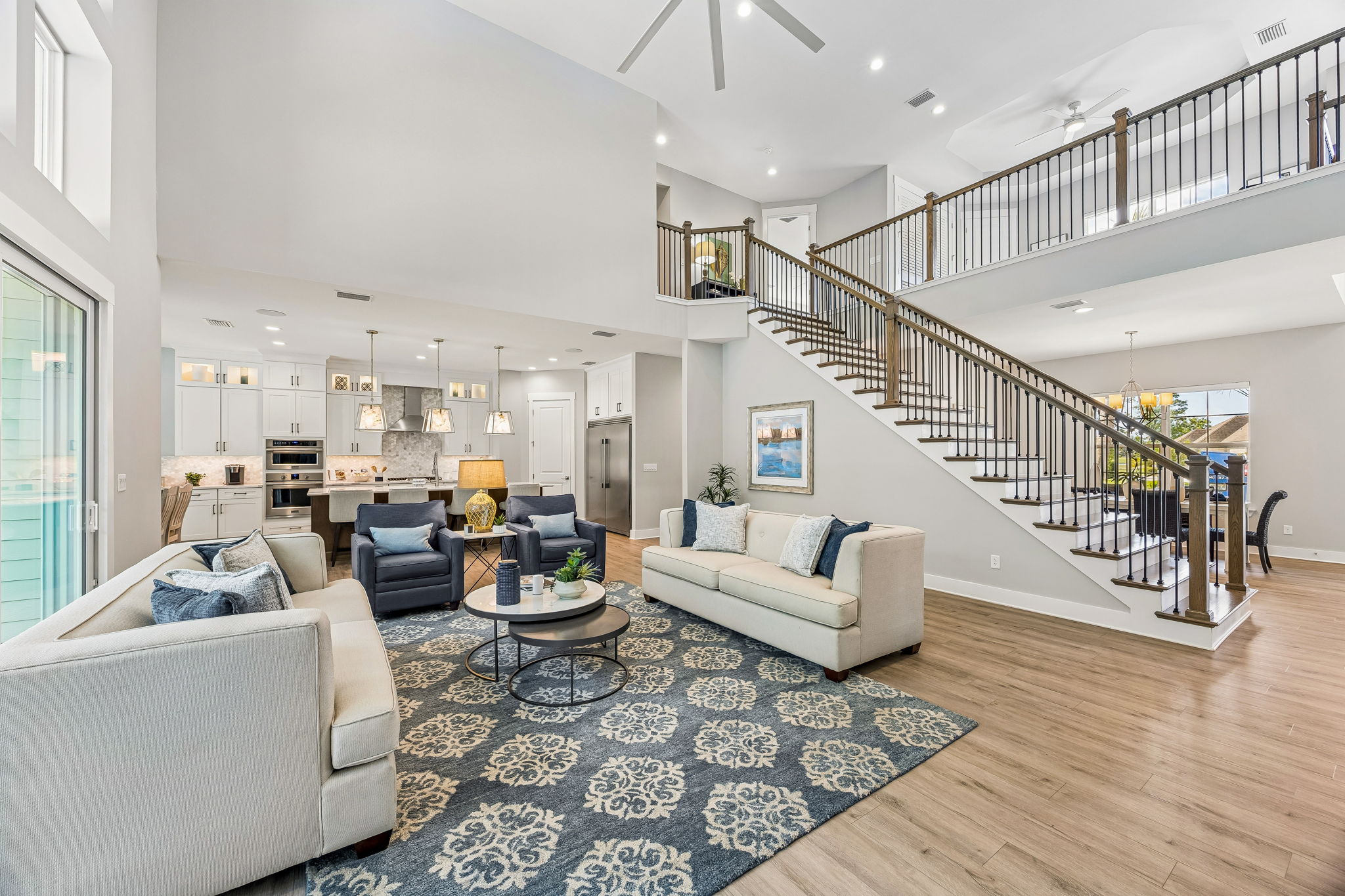 Two Story Great Room