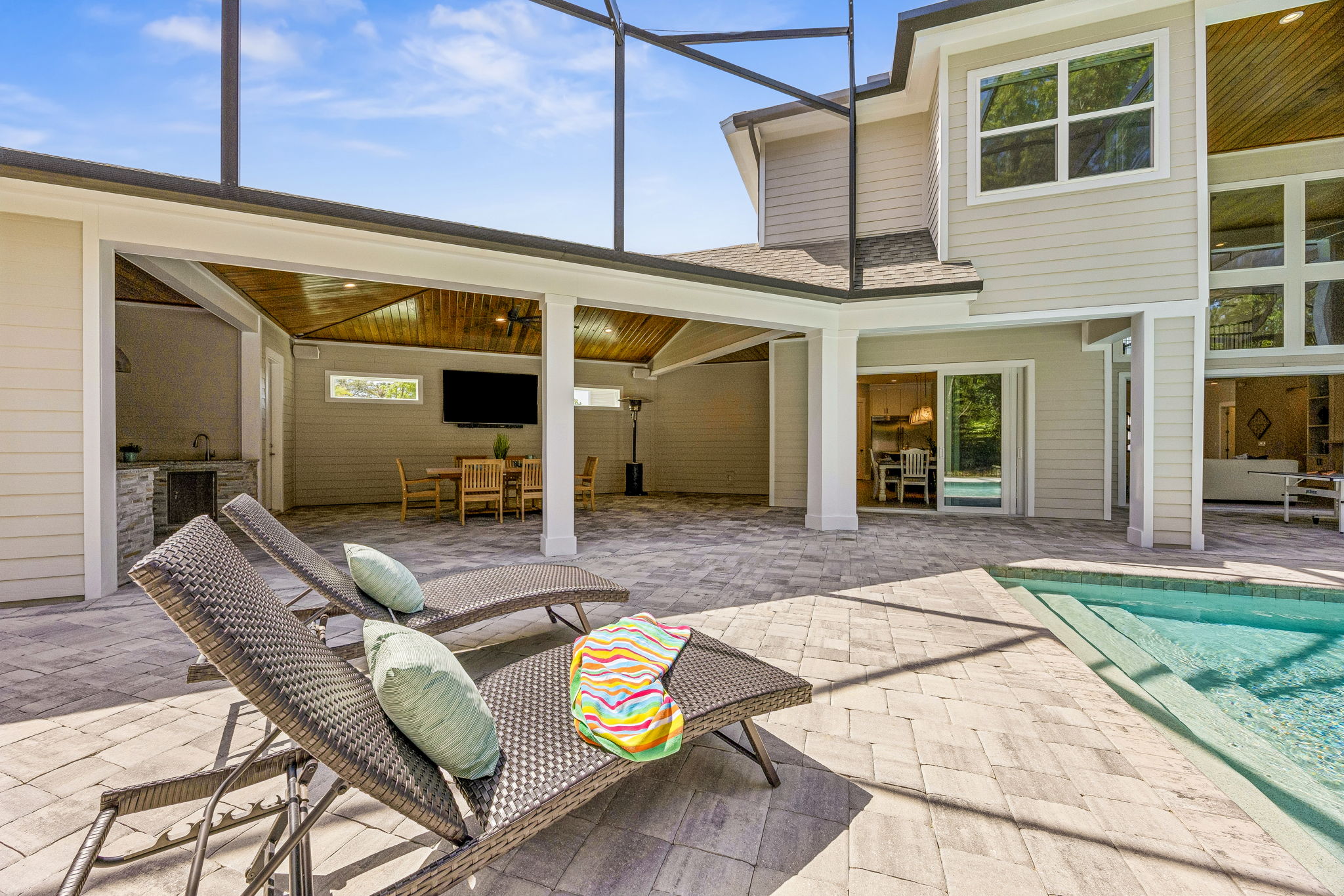 Poolside Lounging