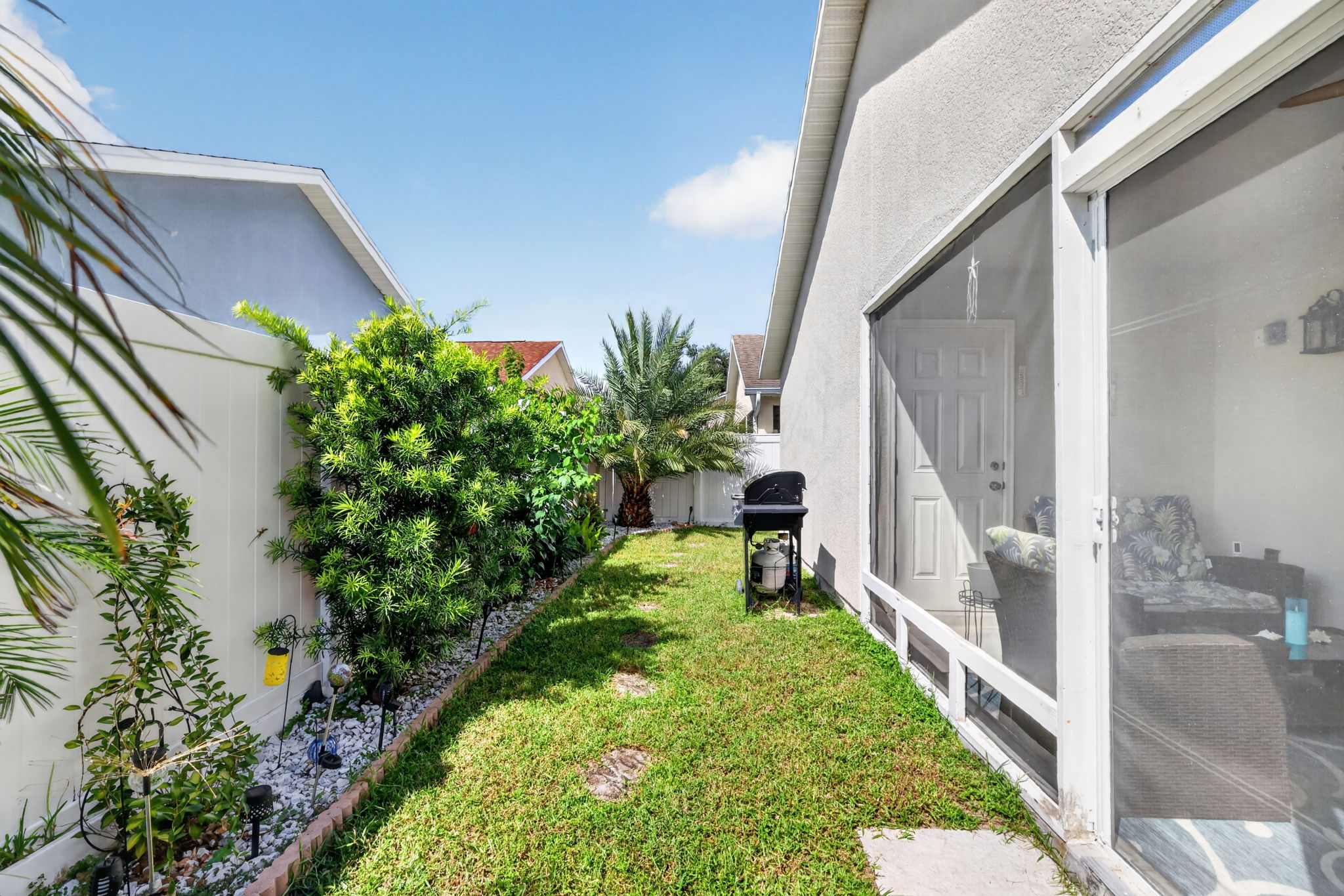 Rear Yard with PRIVACY Fencing