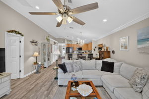 Living, Dining, and Kitchen