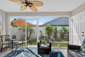 Screened Lanai with Rear Yard and PRIVACY Fencing