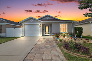 Twilight Front Elevation