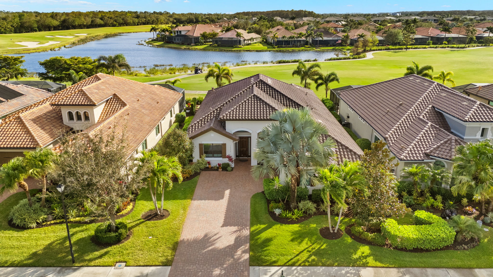 Aerial Front Exterior