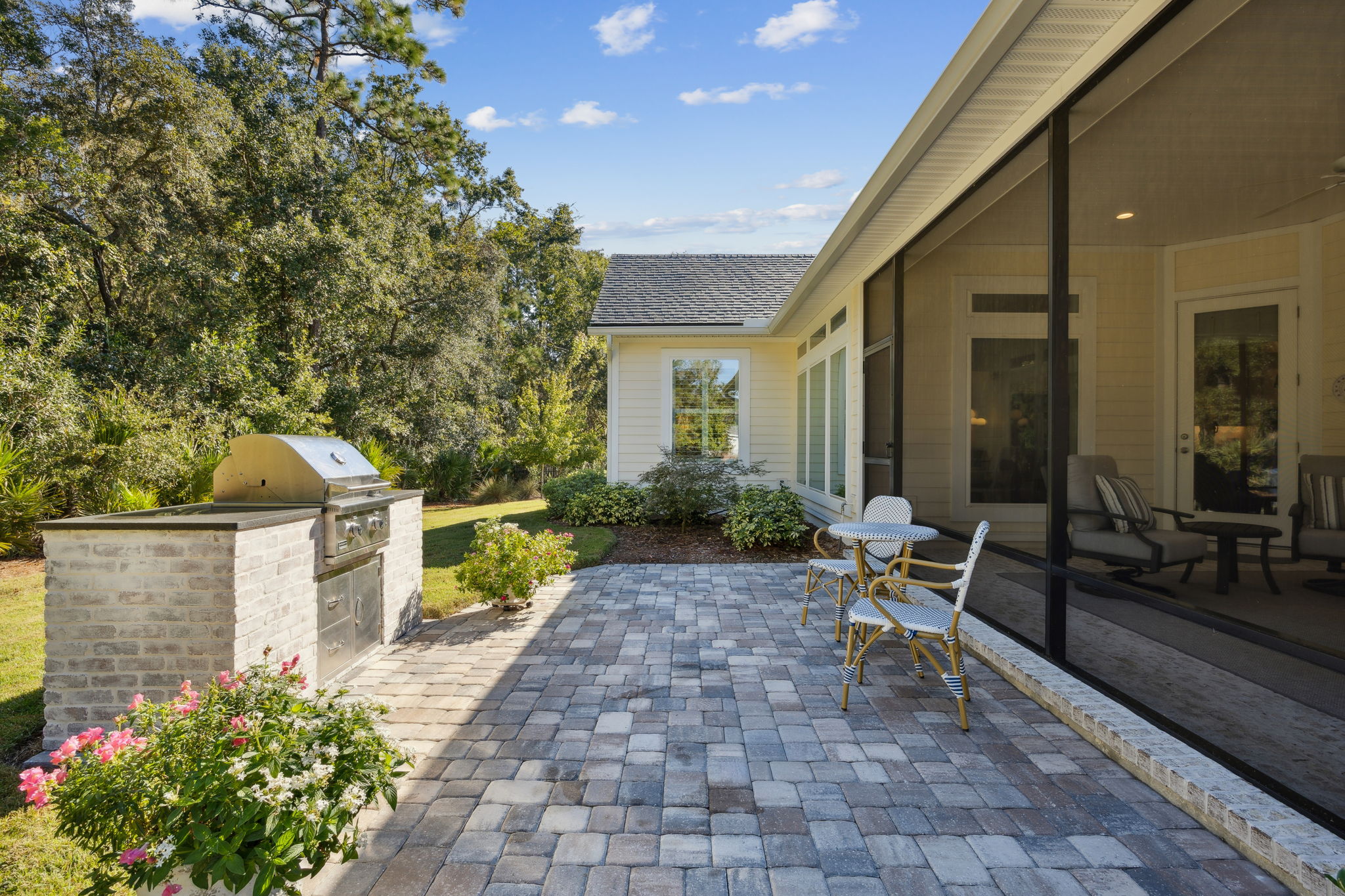 Paver Patio & Summer Kitchen
