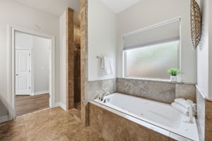 Primary Bathroom jacuzzi tub