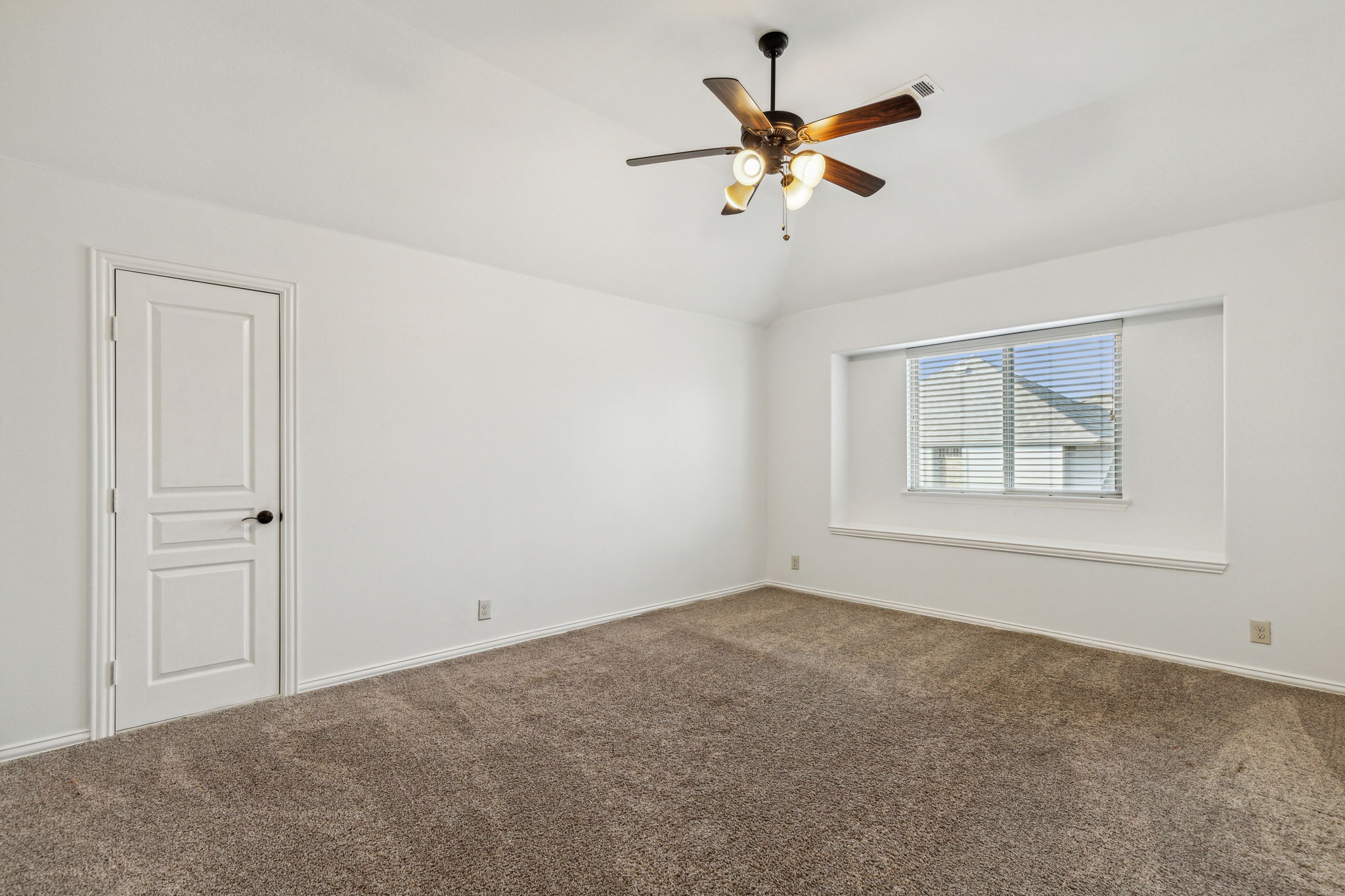 6th Bedroom boasts cathedral ceiling and wired for flat screen