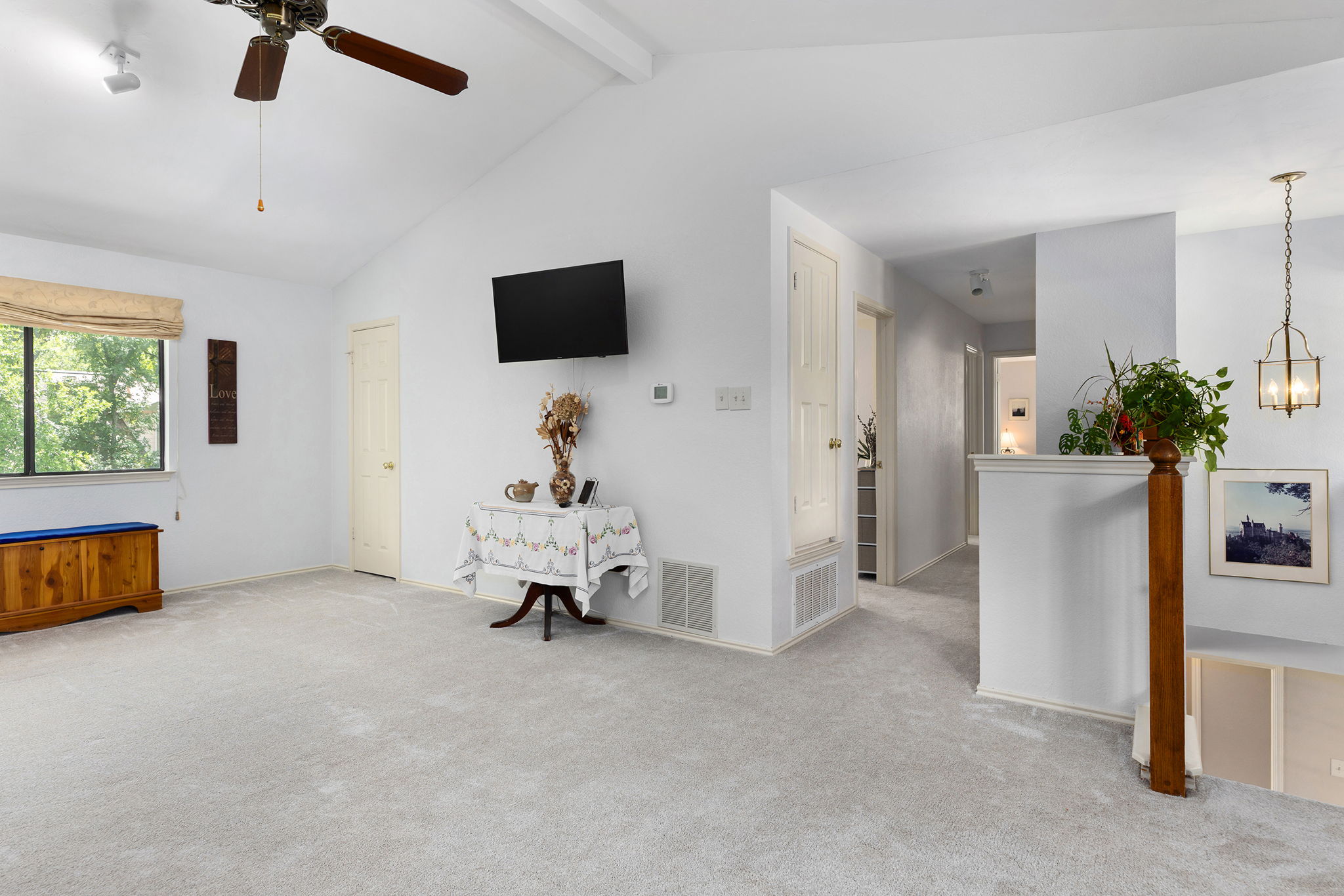 HUGE game room/play room upstairs