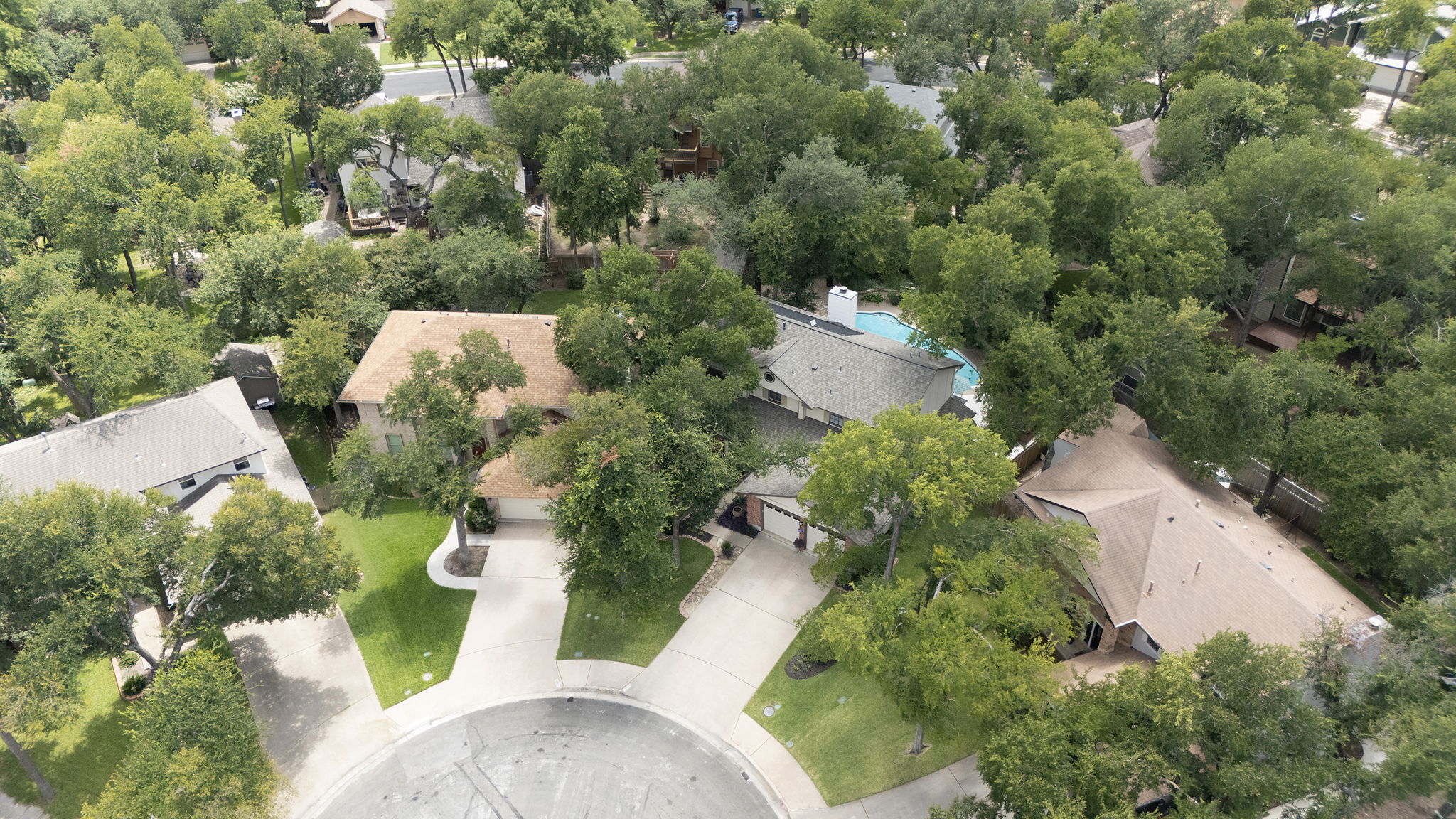 At the end of the cul-de-sac