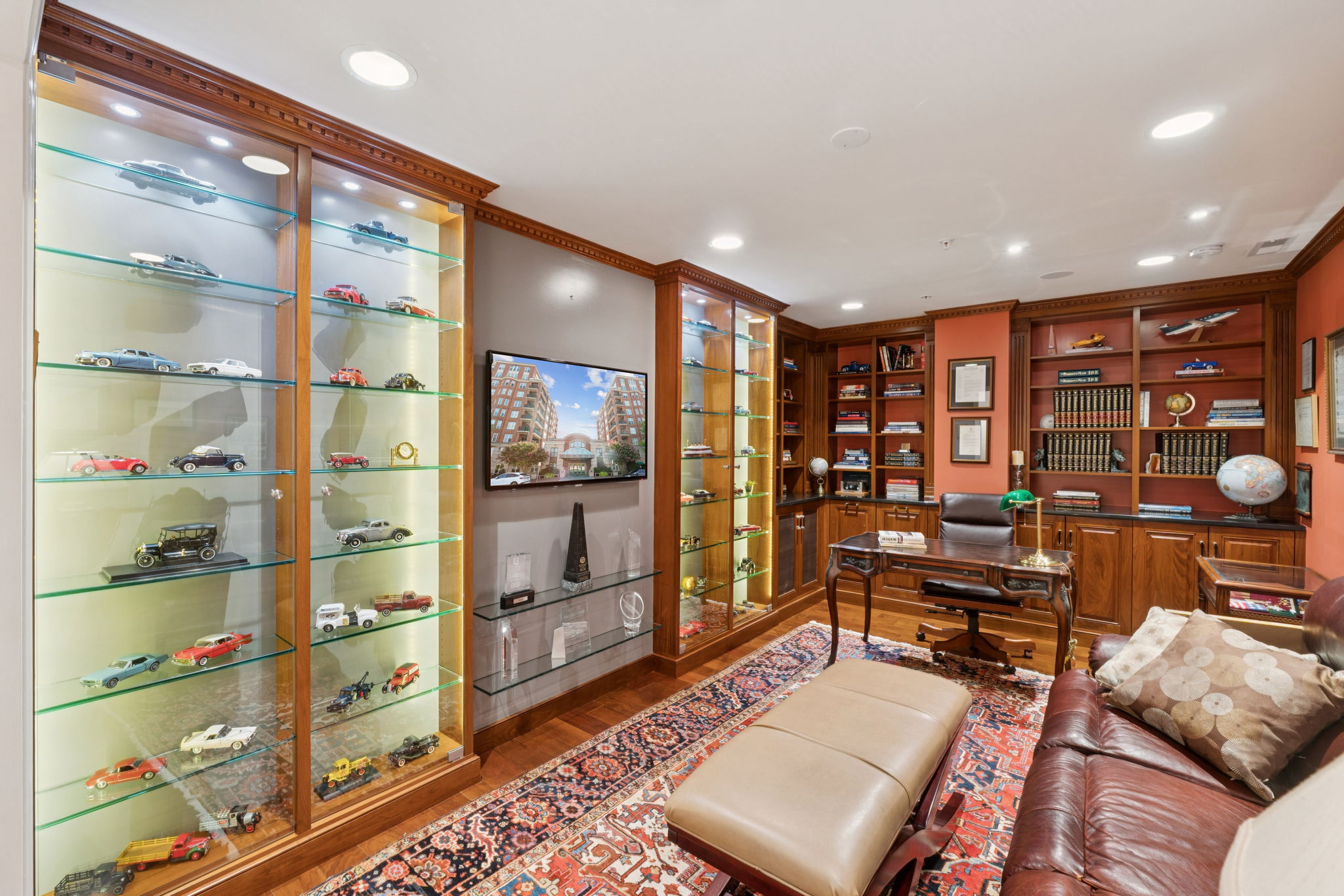 Office with Custom Built-ins