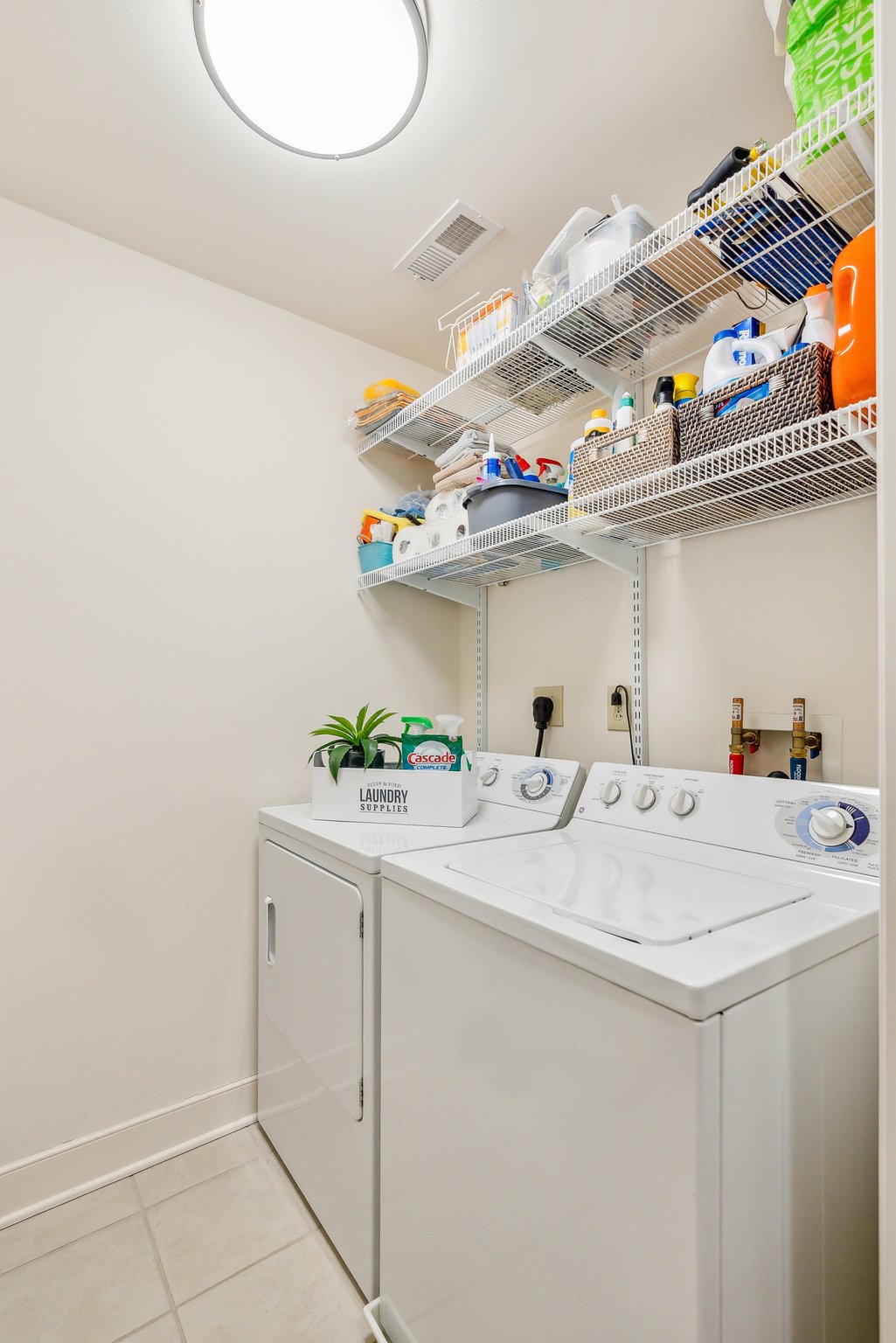 In-unit Laundry Room