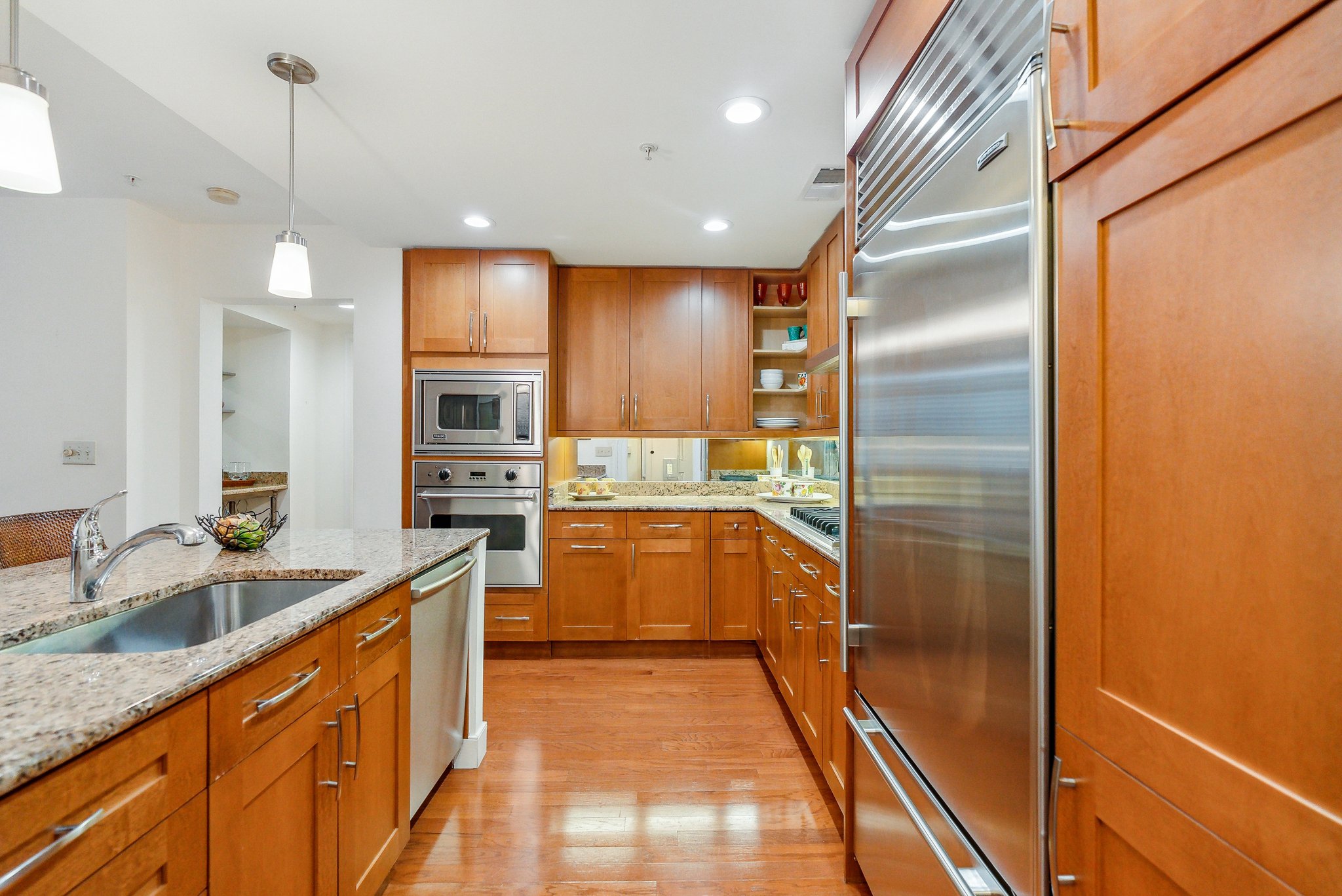 Gourmet Kitchen with Stainless Steel Appliances