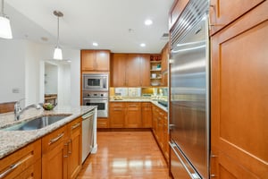 Gourmet Kitchen with Stainless Steel Appliances