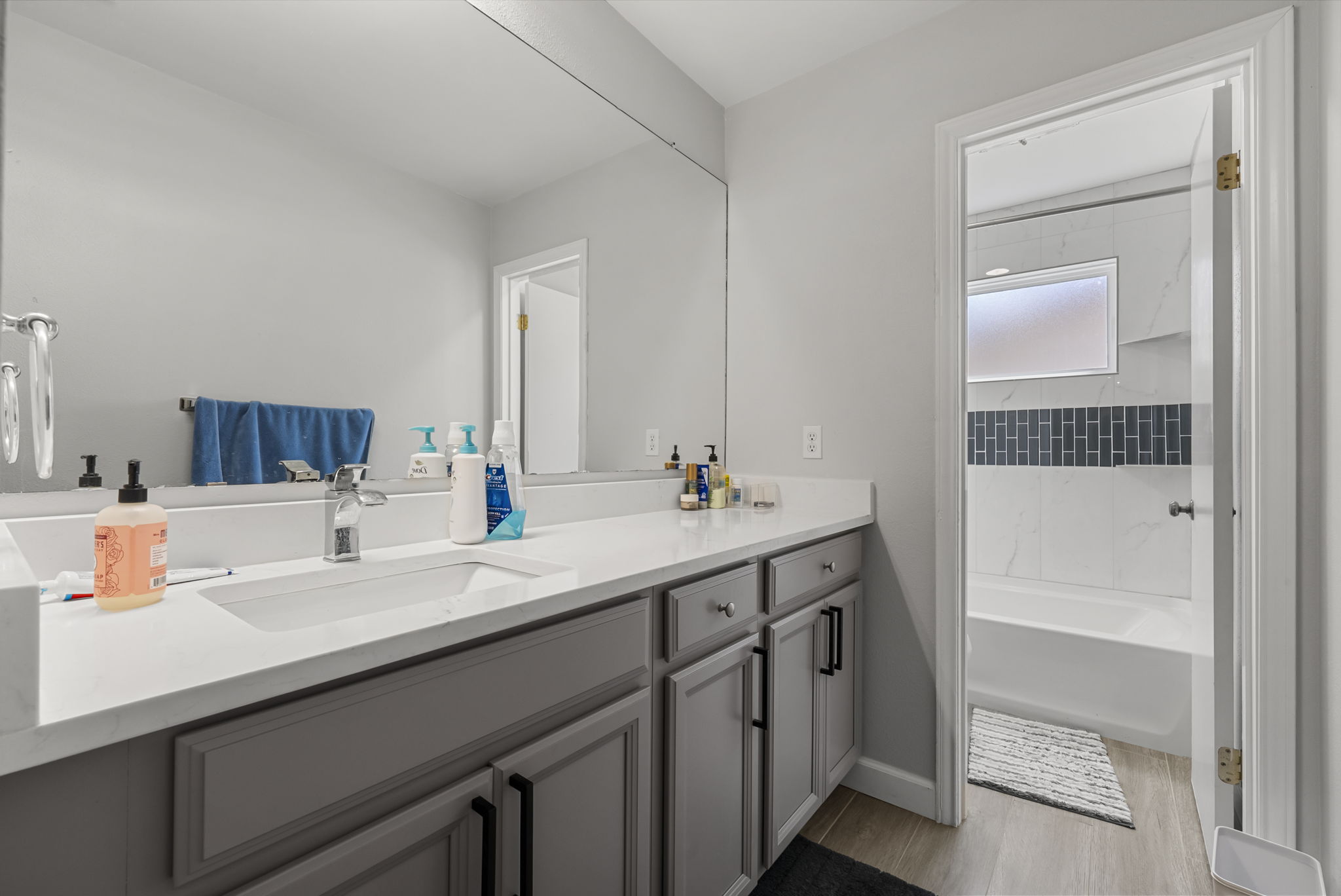 Updated second bathroom upstairs!