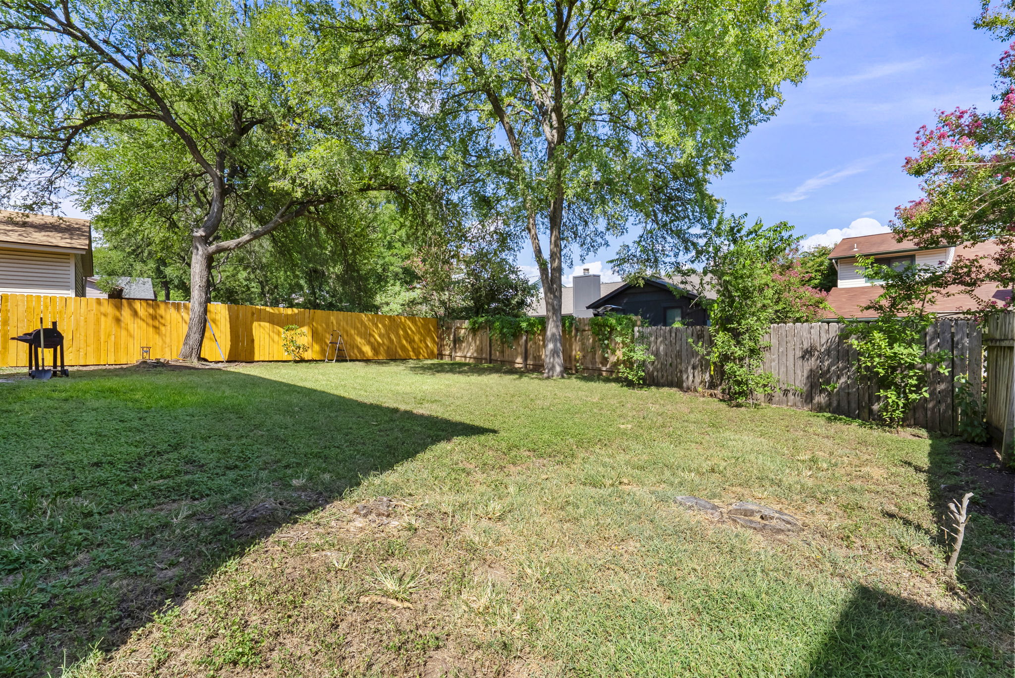 Lots of space in this backyard!
