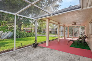 Large extended screened-in Lanai