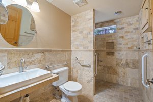 Roll in Shower at Lower Bathroom