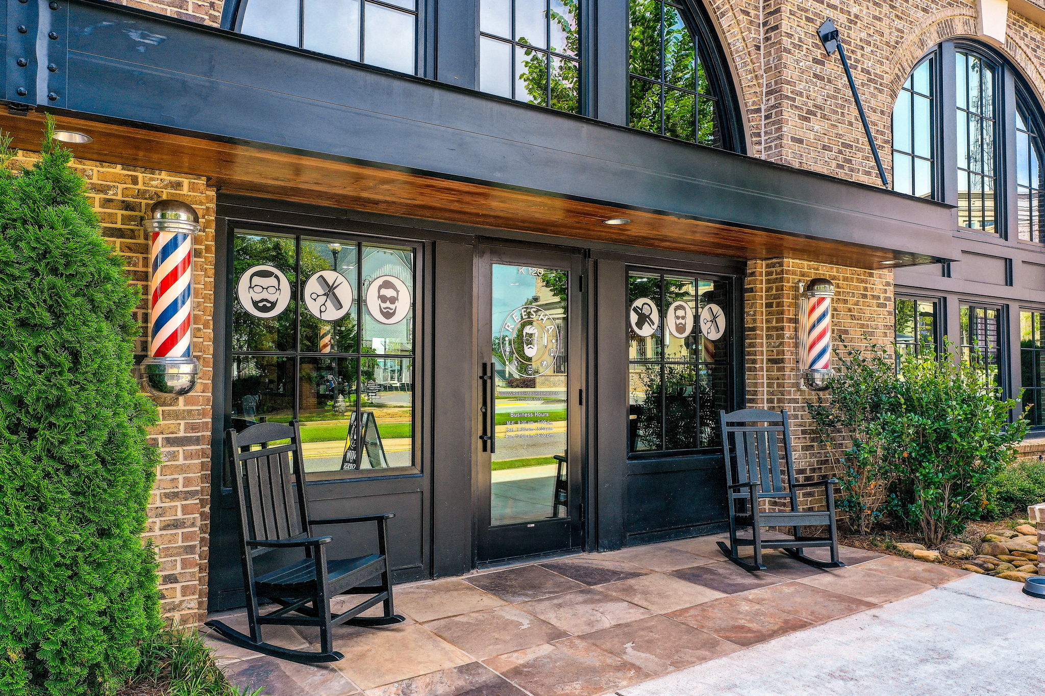 68 Aerial Reesha Barber Shop