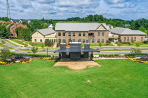 56 Aerial Crabapple Amphiteather + City Hall