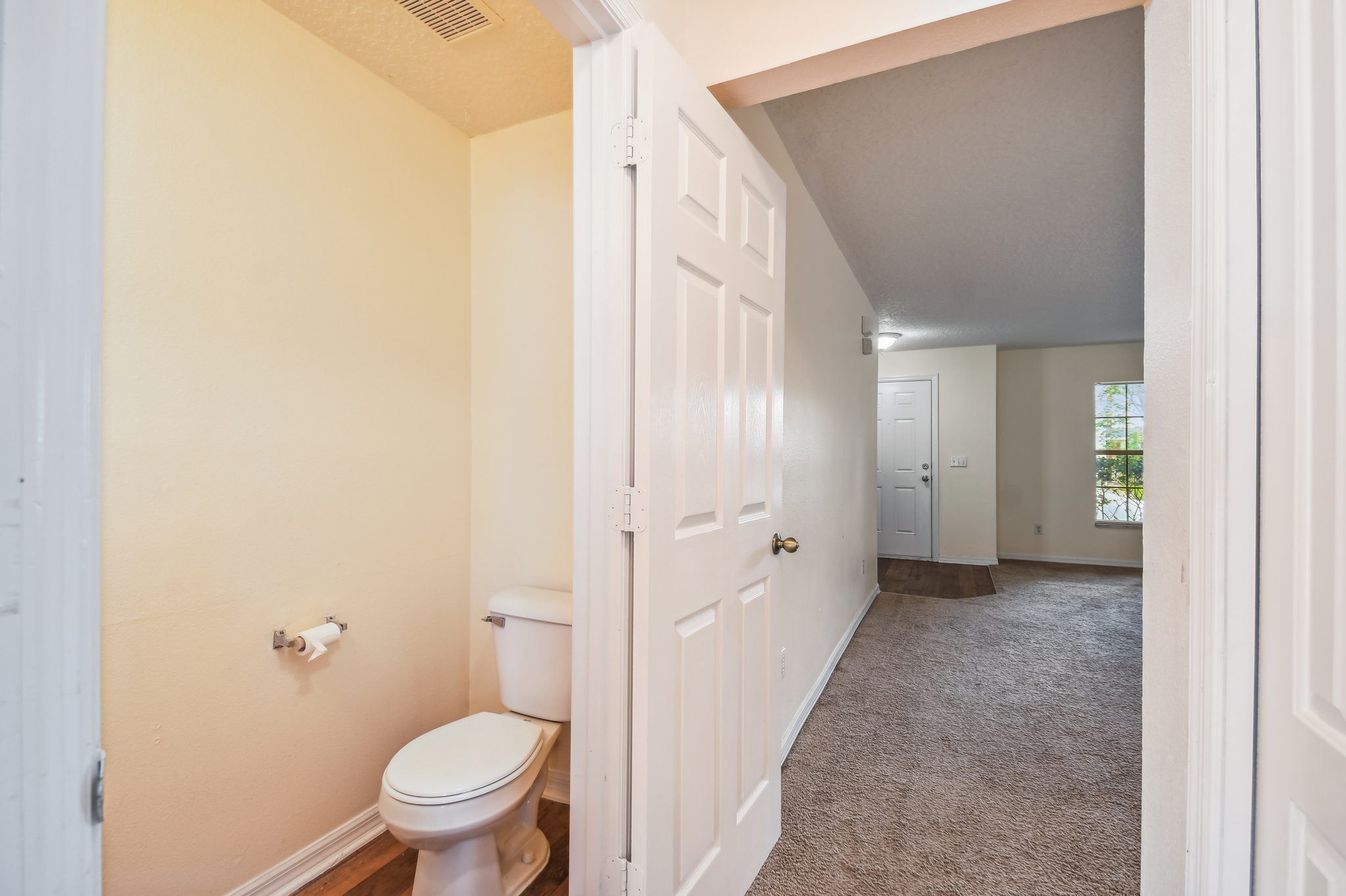 Half bathroom on first floor