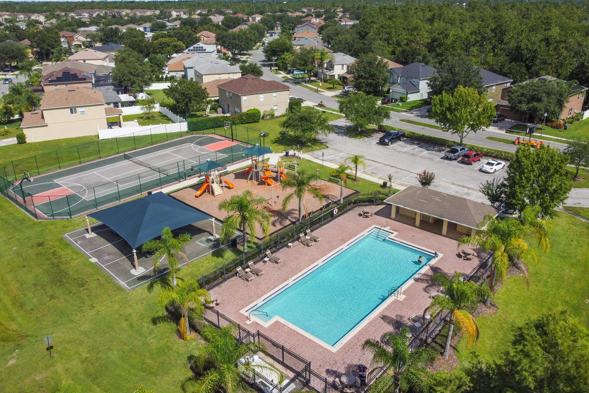 Summer fun at the HOA amenities area