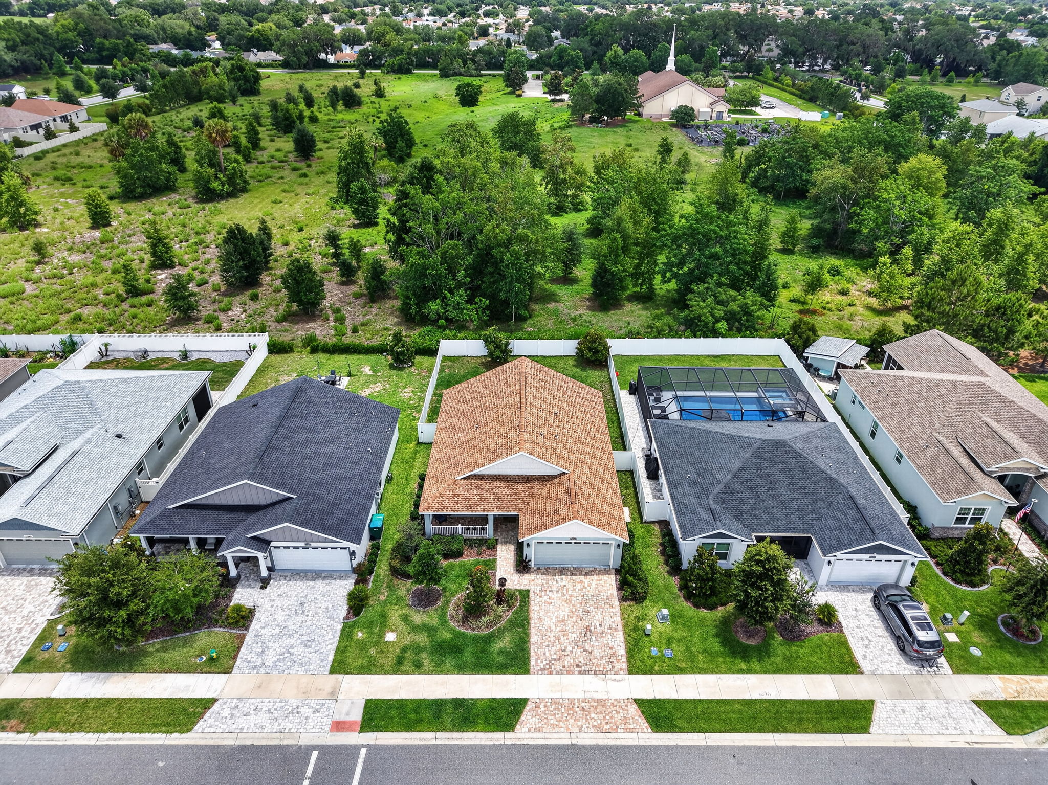 Aerial Front Elevation