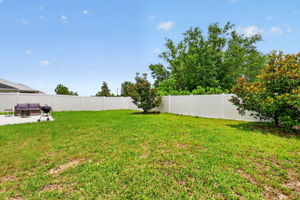 Rear Patio with Large Fenced Yard and Room For a Pool!