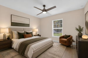 Third Bedroom-Virtually Staged