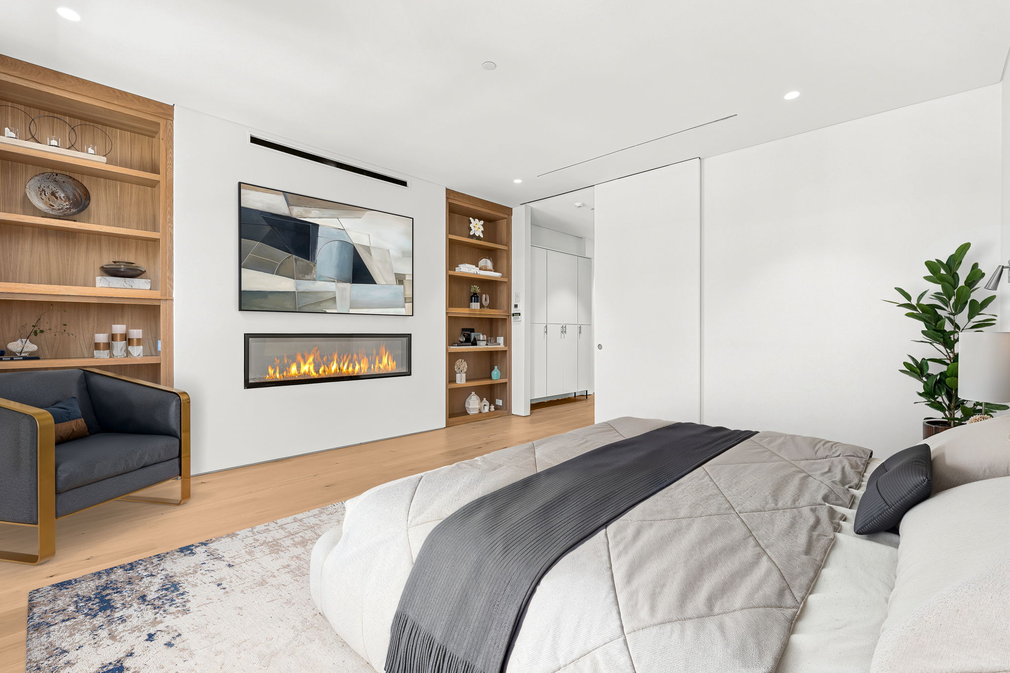 Some photos are virtually staged.