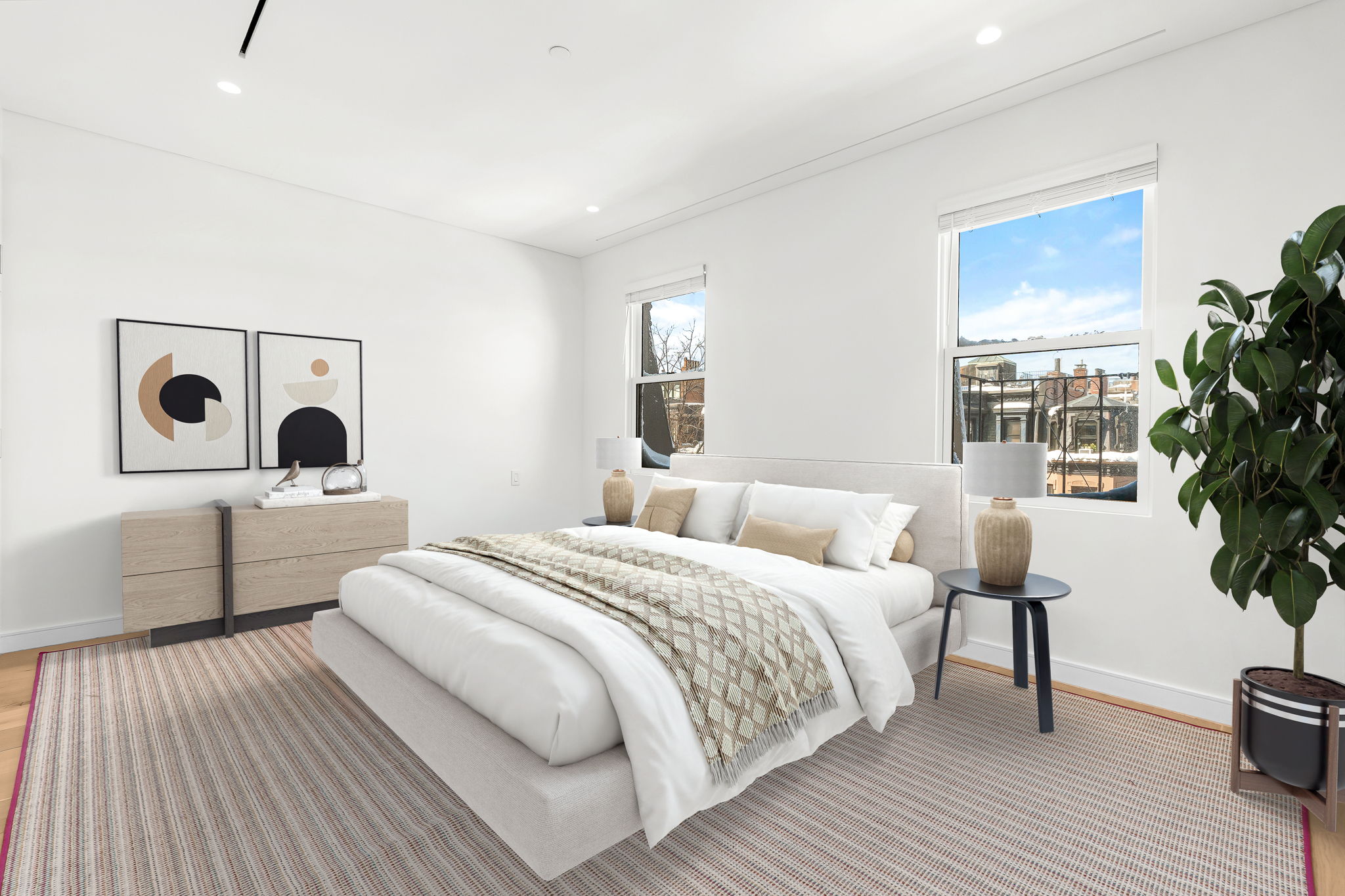 Some photos are virtually staged.