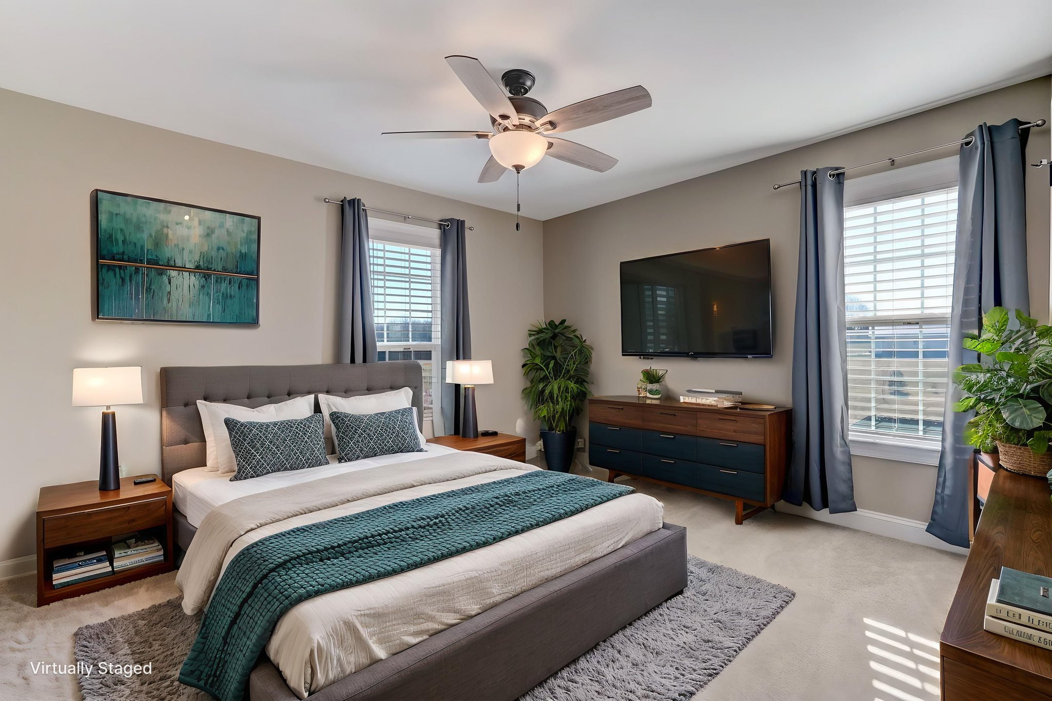 Bedroom 2 virtually staged