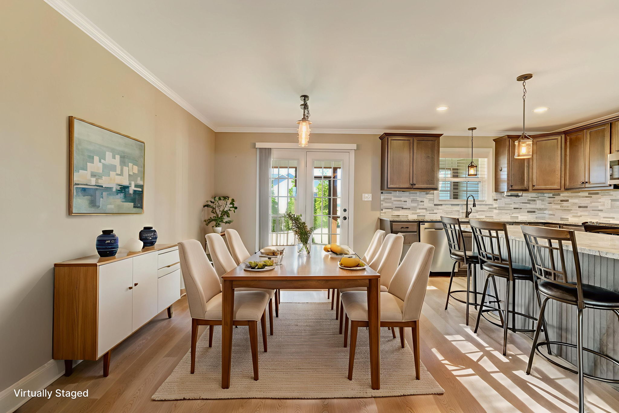 Dining Room virtually staged