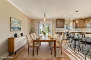 Dining Room virtually staged