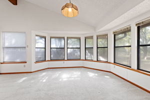 Dining area with loads of natural light