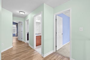 upstairs hallway