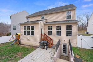 walk up basement to a nice patio!