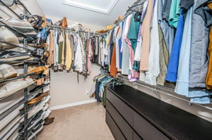 Upper Level Master Bedroom Walk-in Closet