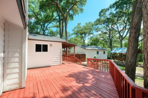 Back Deck and Yard