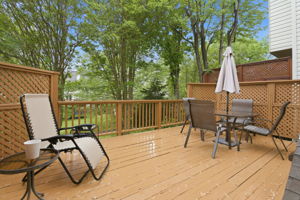 Private Rear Deck
