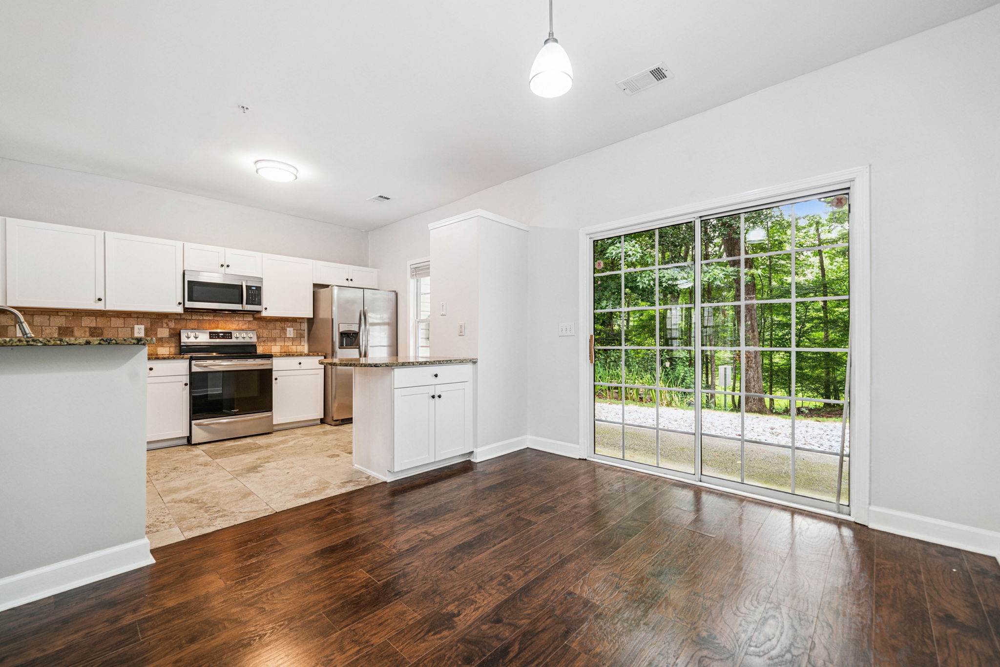 Sliding doors to patio