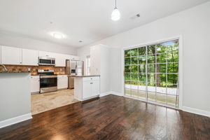 Sliding doors to patio