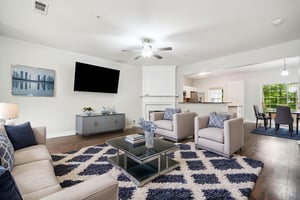 Living Room & Dining Area - virtually staged