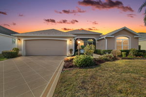 Twilight Front Elevation