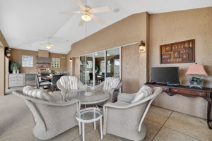 Lanai with Outdoor Kitchen