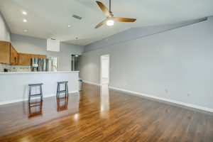 Family Room Open to Kitchen