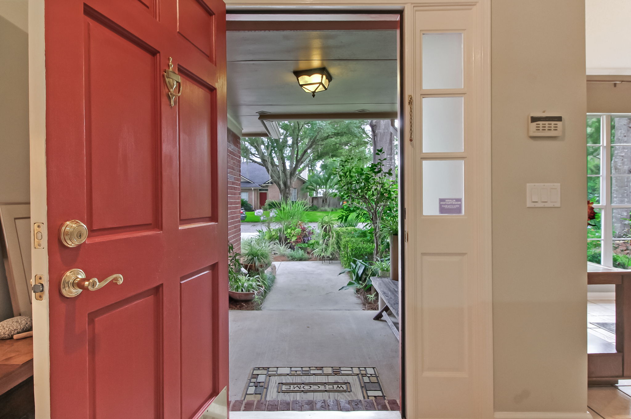 View out front door