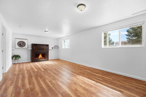Recreation Room with gas fireplace