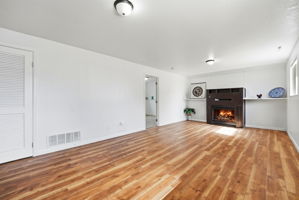 Recreation Room with fireplace